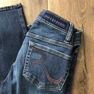 Dark Blue Rock&Republic Skinny jeans